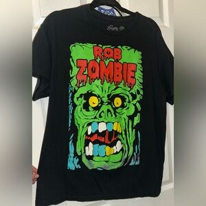Rob Zombie Graphic T-Shirt - Black and Green